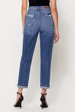 Load image into Gallery viewer, Hi Rise Distress Mom Jeans