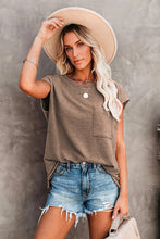 Load image into Gallery viewer, Pocketed Tee with Side Slits