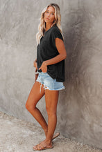 Load image into Gallery viewer, Pocketed Tee with Side Slits