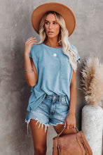 Load image into Gallery viewer, Pocketed Tee with Side Slits