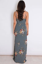 Load image into Gallery viewer, Floral Wrap Maxi Dress With Slit
