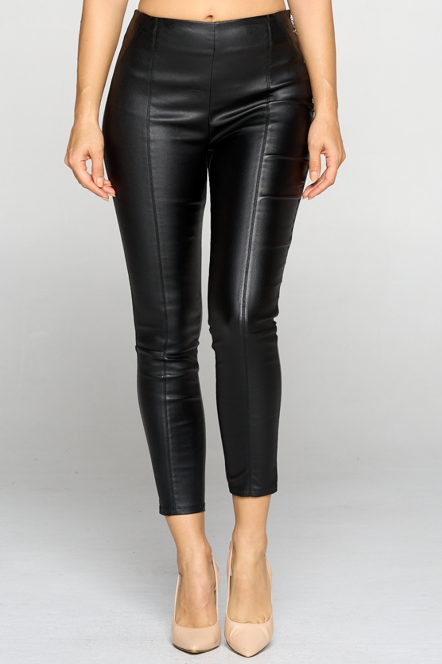 High Waisted Front Seam Pants