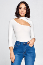 Load image into Gallery viewer, 3/4 Sleeve Cut Out Bodysuit
