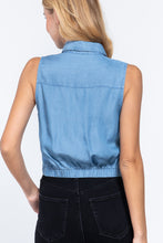 Load image into Gallery viewer, Sleeveless Button Twisted Top
