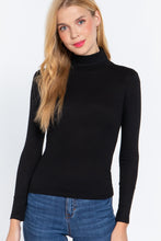 Load image into Gallery viewer, Rib Turtle Neck Top
