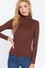 Load image into Gallery viewer, Rib Turtle Neck Top
